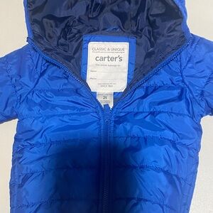 Carter's Vibrant Blue Puffer Jacket for Kids